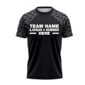 Custom Fully Sublimated Triangles on Sleeves Pattern Black White Performance Soccer Uniform Jersey 24305