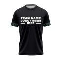 Custom Fully Sublimated Basic Four Pattern Black White Performance Soccer Uniform Jersey 24361