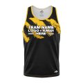 Custom Fully Sublimated Claws Pattern Black Yellow Performance Tank Top 24465