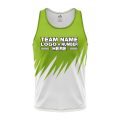 Custom Fully Sublimated Grass Pattern Green Performance Tank Top 24605